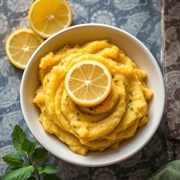 Plantain Mash With Lemon Juice