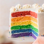 Rainbow Layer Cake