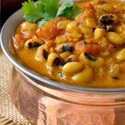 Black Eyed Peas and Potato Curry