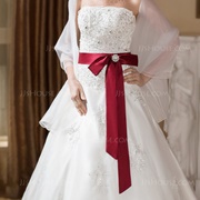 Wedding Dress, Bow With Brooch