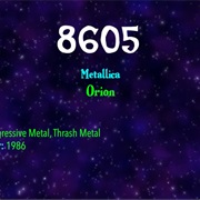 #7270 Orion by Metallica