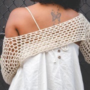 Knit Shrug With Dress