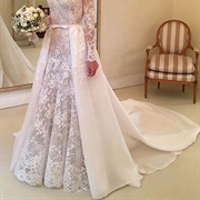 Detachable Overskirt With Train