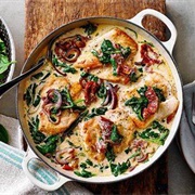 Chicken Spinach