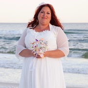 3D Flowers at Neckline