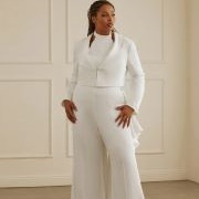 Jacket Over Bridal Jumpsuit