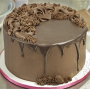 Ganache Covered Cake