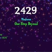#7962 One Step Beyond by Madness
