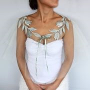 Cape With Applique Closure