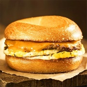 Sausage & Cheddar Egg Sandwich​
