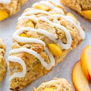 Peaches and Cream Scone