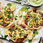 Black Bean Tostadas