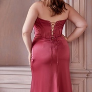 Corset/Lace-Up Back Dress