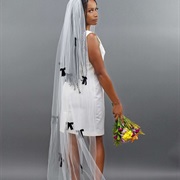 Veil Decorated With Bows