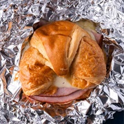Hot Ham and Cheese Croissant