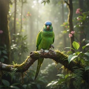 Blue-Crowned Parakeet