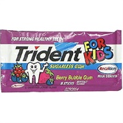 Trident for Kids Berry Bubble Gum