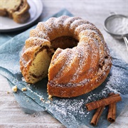 Cinnamon Bun Sponge Cake