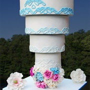 Upside Down Wedding Cake
