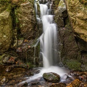 Under a Waterfall