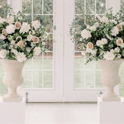 Flower Arrangements in Urns