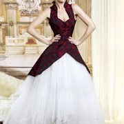 Tartan Plaid Bodice and Overskirt