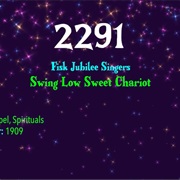 #7924 Swing Low Sweet Chariot by the Fisk Jubilee Singers