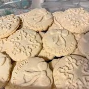 Vanilla Almond Stamped Cookies