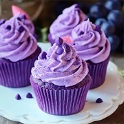 Blueberry Grape Cupcake