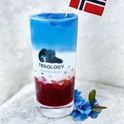 Red, White, and Blue Boba Tea