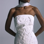 Thick Embroidery Stitching on Dress