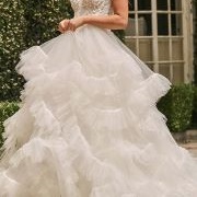 Ruffled Edges on Skirt Tiers