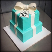 Tiffany's Box Wedding Cake