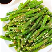 Green Beans With Miso Vinaigrette