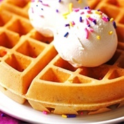 Waffle With Funfetti Hand Pies