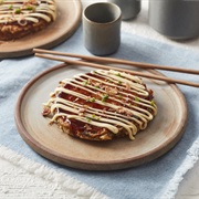 Okonomiyaki Made With Coffee