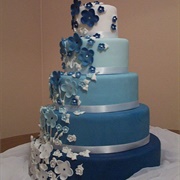 "Opposite Ombre" (Flower Versus Cake Colors)