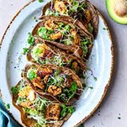 Blue Corn Tortilla Taco