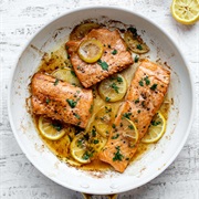Lemon Brown Butter Salmon