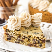 Oatmeal Raisin Cookie Cake