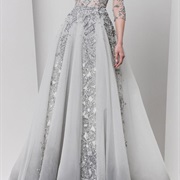 Metallic Decor Inside Pleats