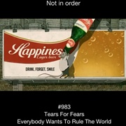 #708 Everybody Wants to Rule the World by Tears for Fears