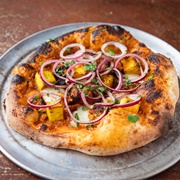 Red Onion Naan Pizza
