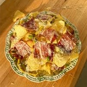 Potato Chip Nachos With Prosciutto