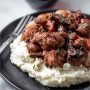 Vegan Seitan Bourguignon