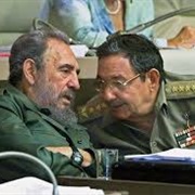 Fidel and Raul Castro