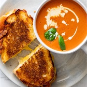 Grilled Cheese and Tomato Soup
