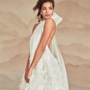 Halter Dress With Large Bow at Back of Neck