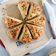 Sun-Dried Tomato, Olive, Parmesan Scone Round