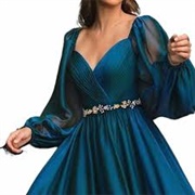 Jeweled Belt on Bridesmaid Dress